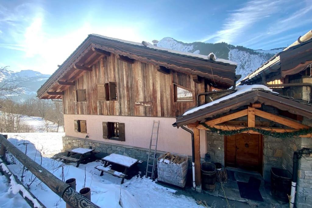 Chalet 6 Chambres A 3 Min Des Pistes Des 3 Vallees St Martin De Belleville Saint-Martin-de-Belleville Exterior foto